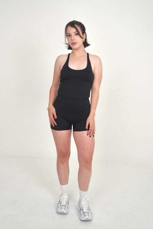 Évora Long Top Black